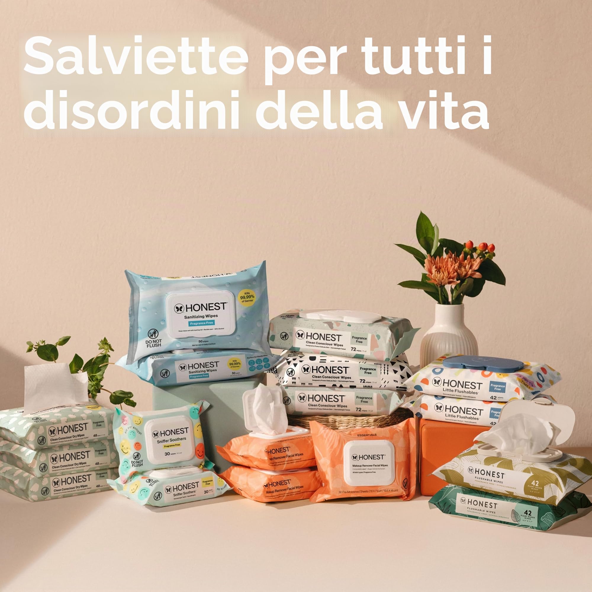 The Honest Company - Wipes onesti - 288 Wipe