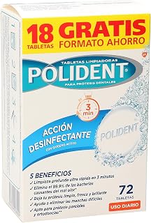 Polident Reinigungstabletten für Zahnprothese, 72 Stk
