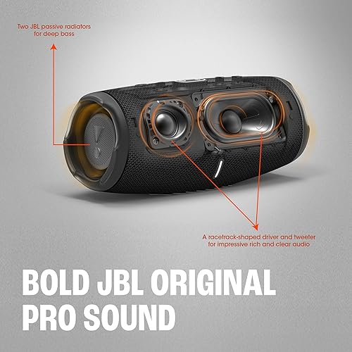 Miniatura 3 de JBL Charge 5 - Paquete de altavoz portátil Bluetooth inalámbrico e impermeable con divvi!, funda rígida protectora, color negro