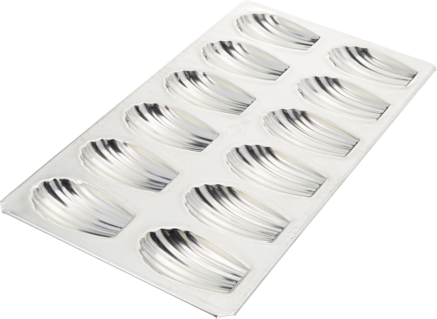 TINPLATE MADELEINE SHEET 12 COUNT Baking Molds Home & Kitchen