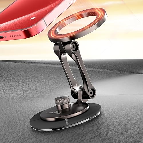 Miniatura 8 de Smolink Soporte para teléfono Tesla, soporte magnético de metal fuerte para teléfono magnético para el salpicadero del coche y Tesla Model 3/Y/S/X,