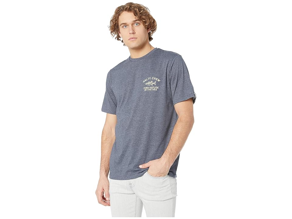 

Salty Crew Vandal Short Sleeve Tech Shirt (Navy) Men's T Shirt