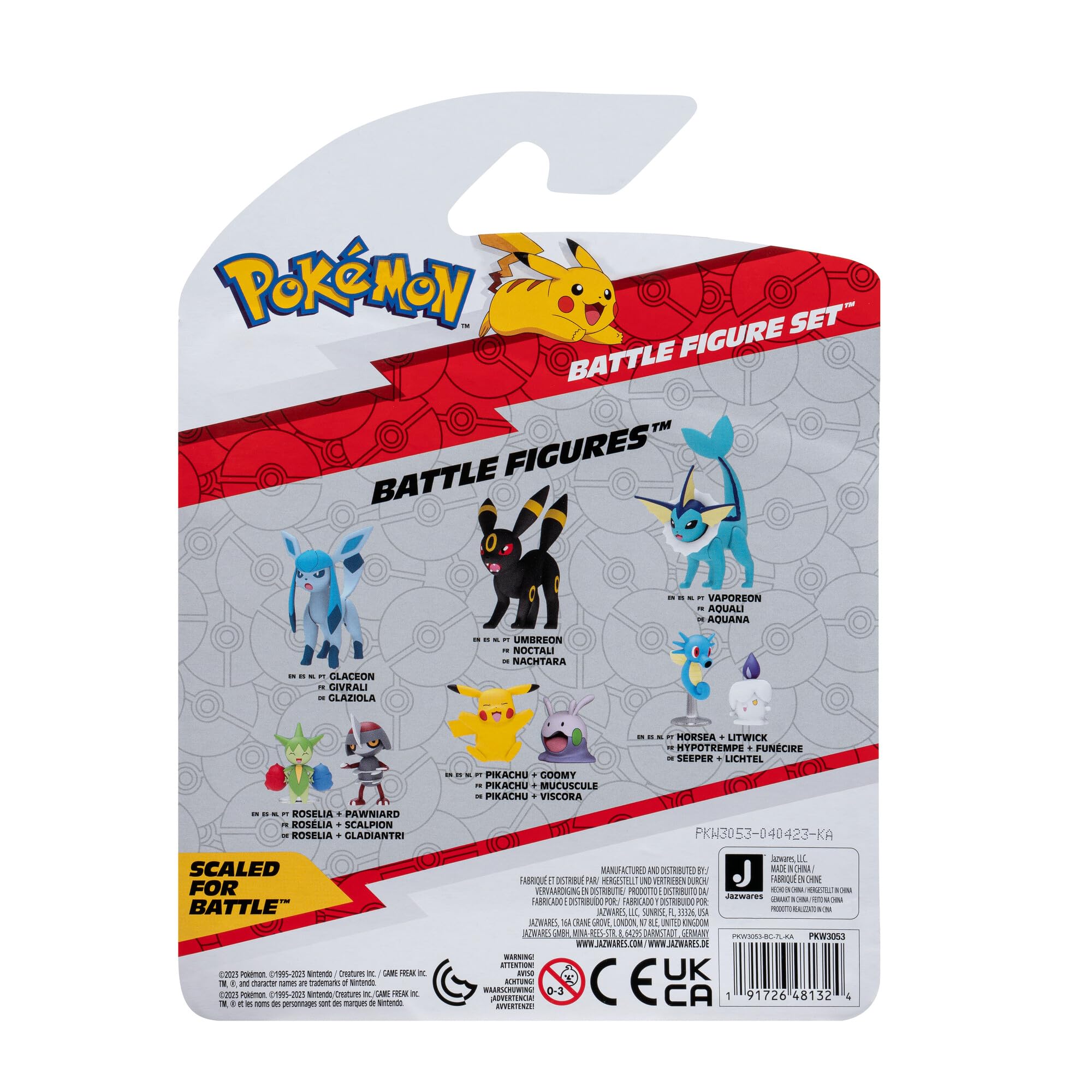 Amazon.com: Pokémon 3 Pack-Features 2 Snorunt, Pikipek and 3-Inch