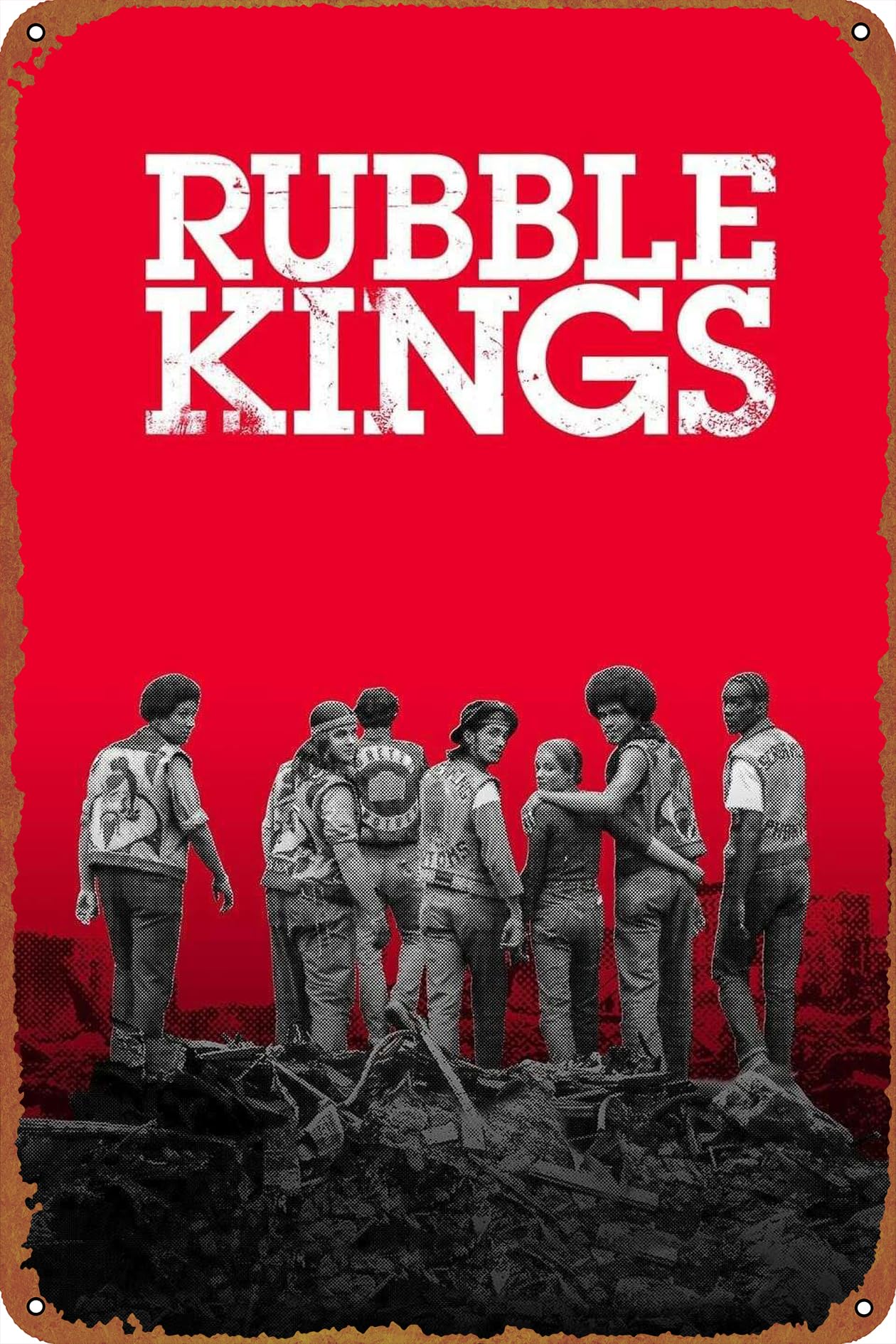 Letrero Navidad TopPacific Cartel De Metal Divertido De Yorkshire