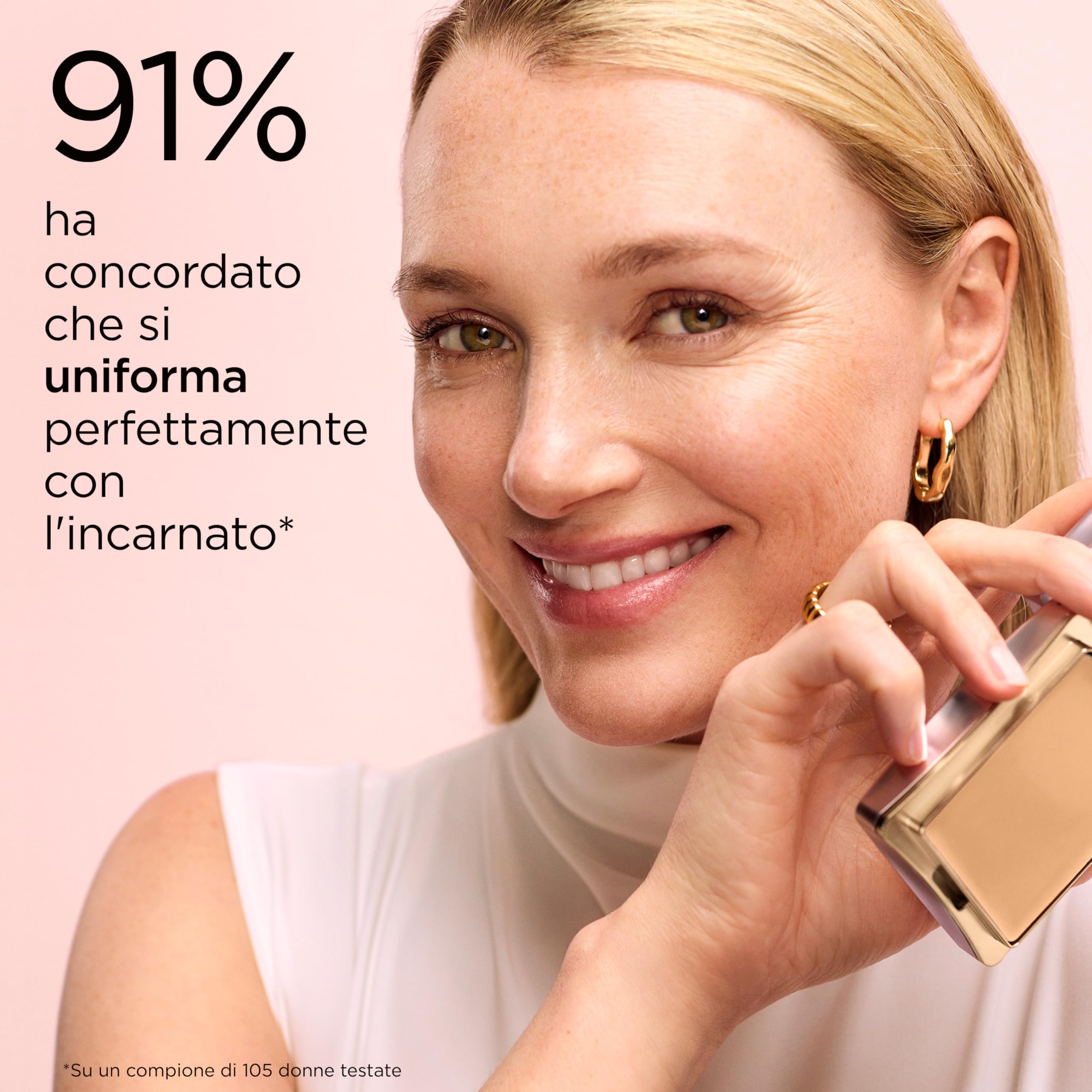 Elizabeth Arden - Flawless Finish Sponge-On Cream Makeup, Fondotinta Coprente in Crema dal Finish Luminoso, Formula Idratante con Diamond Powder e Microsfere, Fondotinta Compatto in Più Tonalità, 23g