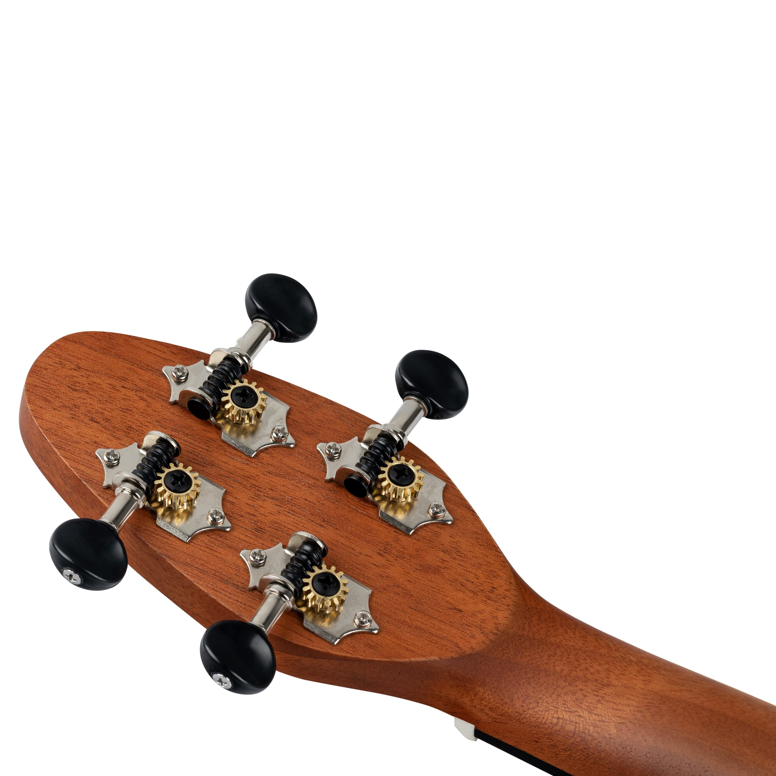 Ortega Guitars Ukelele Soprano azul - Keiki K2 - Kit de inicio incluye afinador, correa, 5 púas medianas y bolsa de dibujo - caleidoscopio azul (K2SS-BKC)