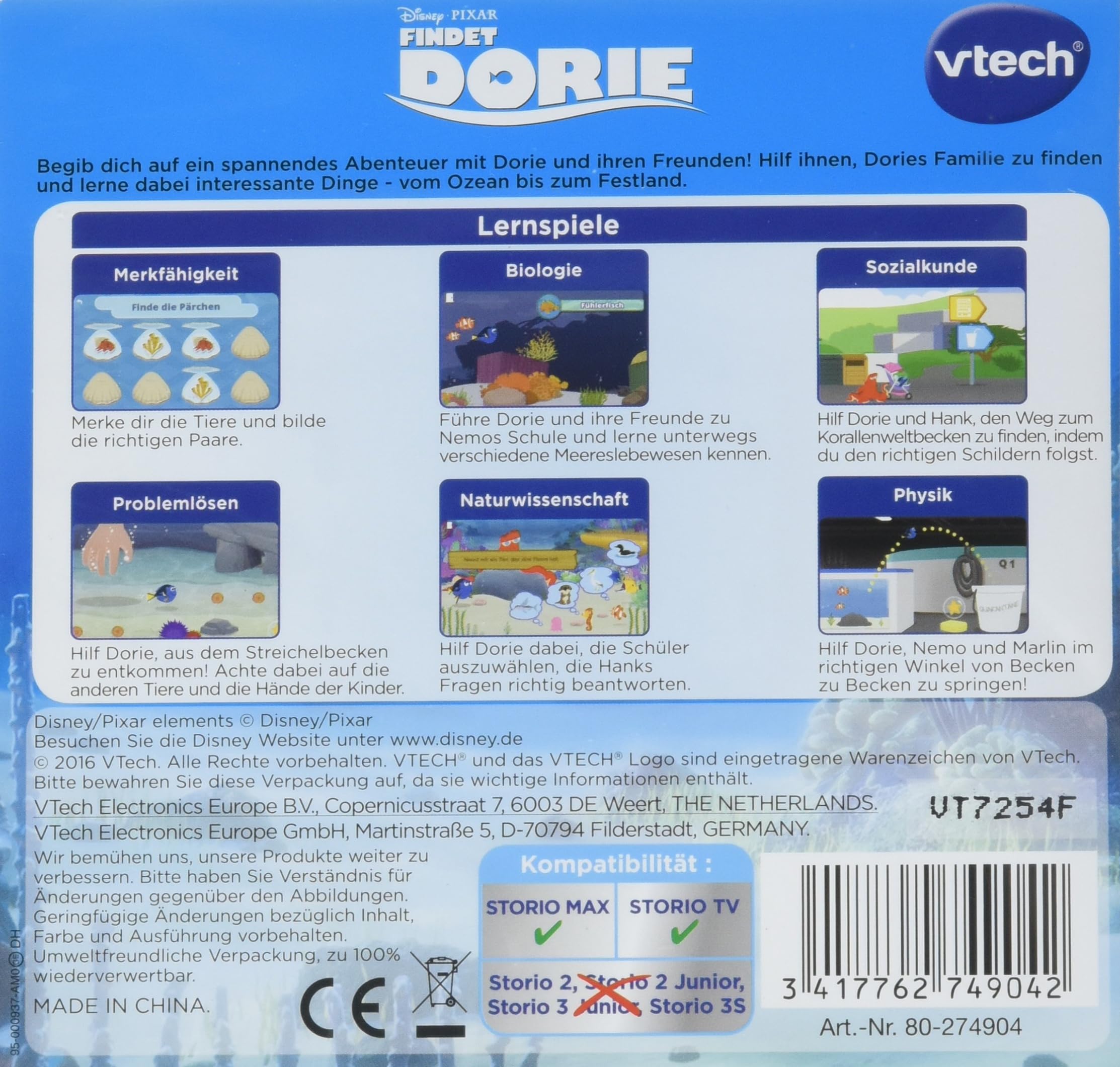 VTech 80-274904 - Findet Dory HD