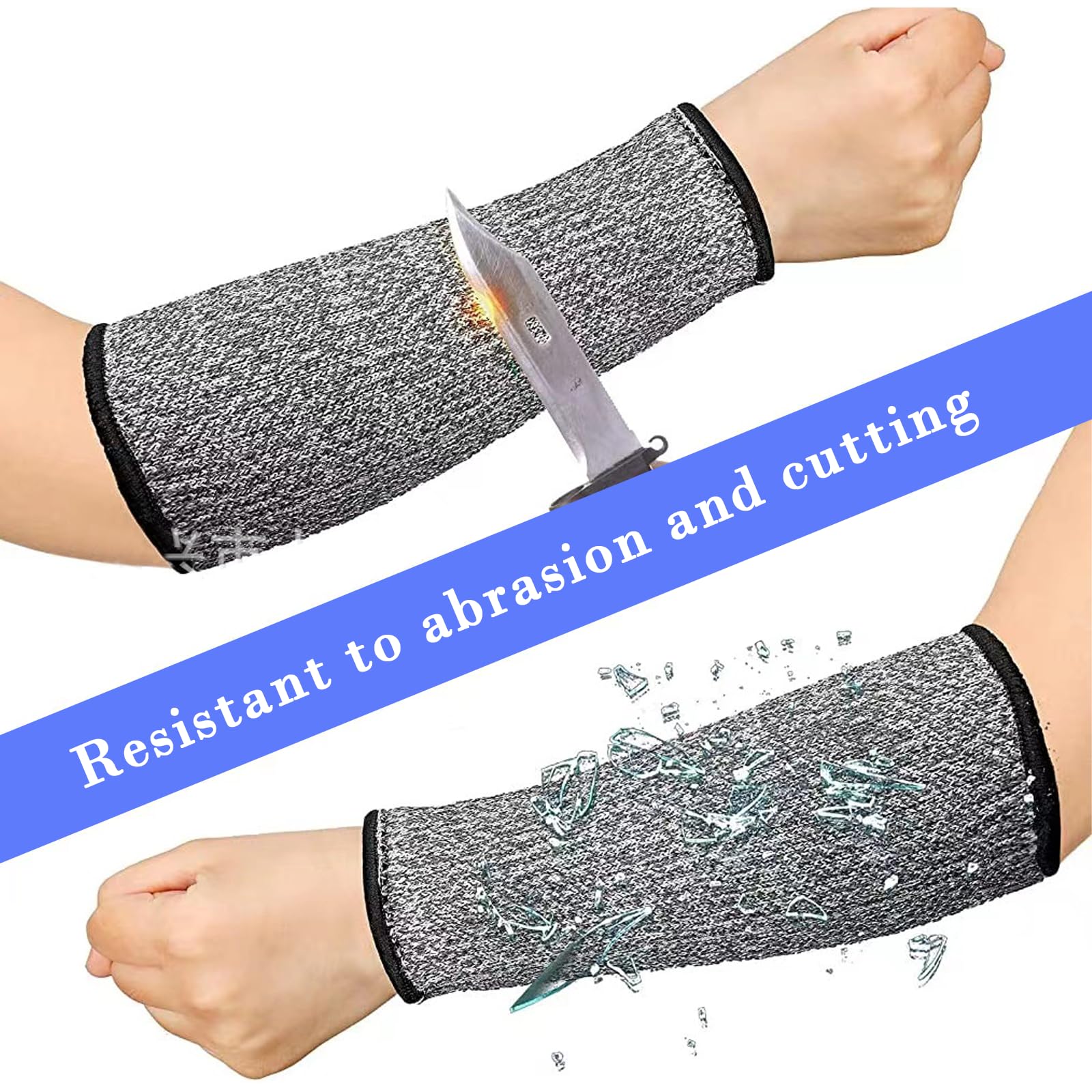 DYTHHN 4Pcs Gardening Sleeves Arm Protection Anti Abrasion Level 5 Protective Arm Sleeves Slash Resistant Arm Protection Sleeves Guard for Garden Kitchen Farm Work - Image 3