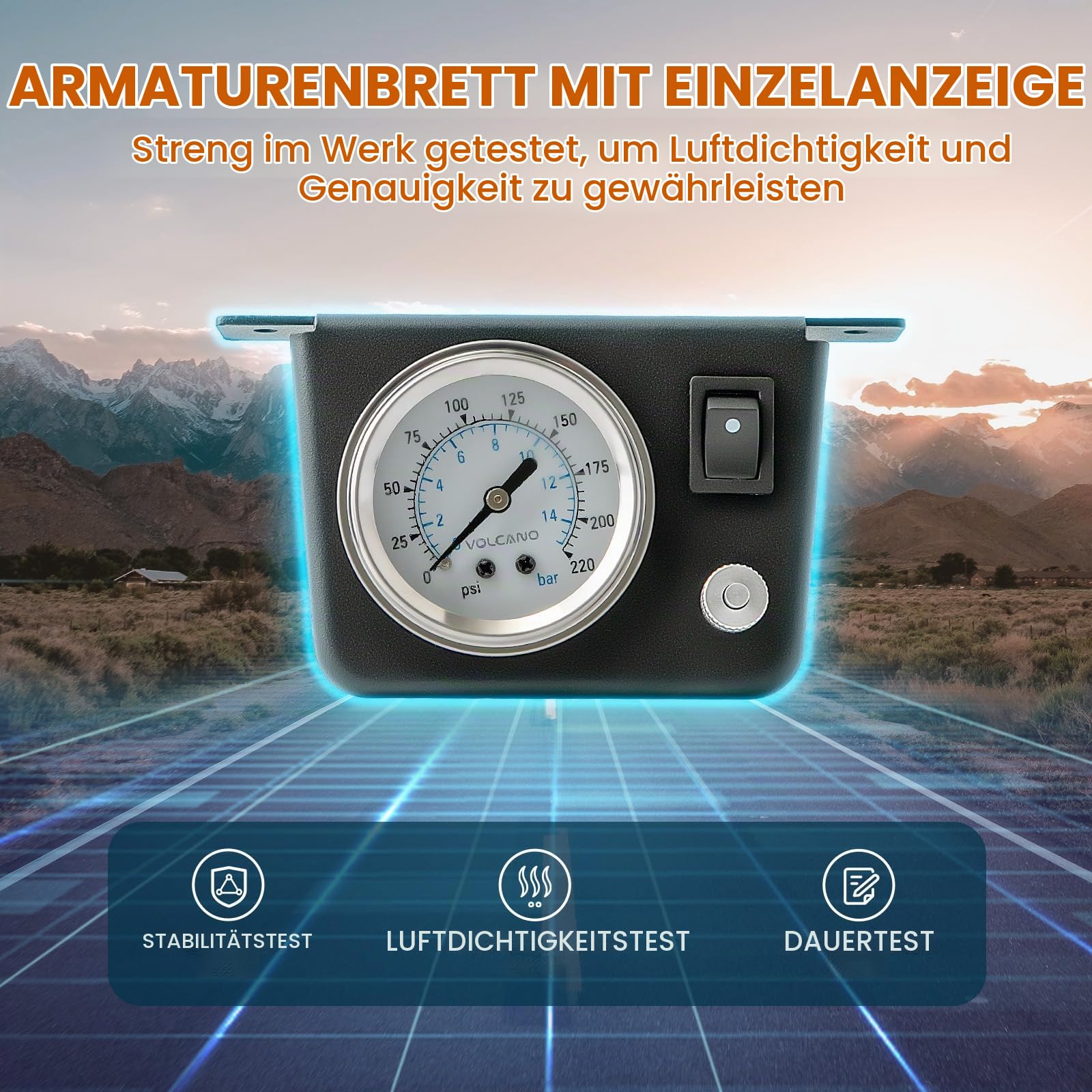 maXpeedingrods Kompressor Controller Kit 12V für Universal Pick-ups, Transporter | Passend für die meisten 1/2-, 3/4- und 1-Tonnen-Pick-ups und -Transporter, Transporter wie F-150, F-250 und F-350