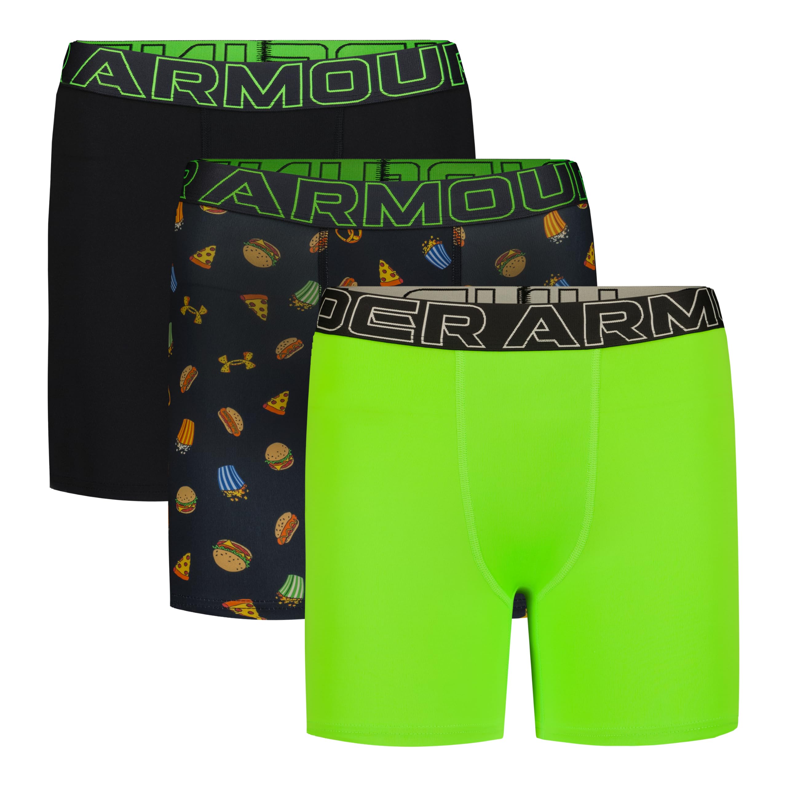 Under Armour Performance Tech- Prints 3-pack (big Kid)