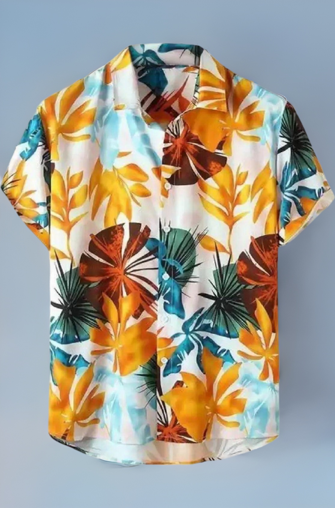 Leriya Fashion Men's Casual Rayon Relaxed Fit Shirt Button Down Summer Shirts for Men | Stylish Printed | Short Sleeve | Trendy (Available in Plus Size and Combo Pack of 2)