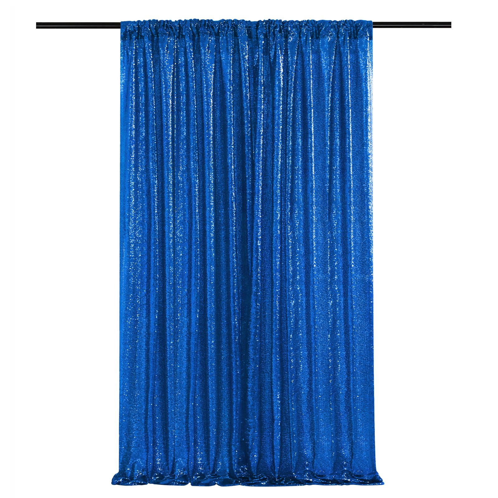 Gold Sequin Backdrop Curtain Panels Stage 2 Pieces 2FTx8FT Sheer Gold Curtains Backdrop Photo Backdrop Curtains for Wedding Birthday Party Background Drapes Christmas Decorations — Amazon image 27