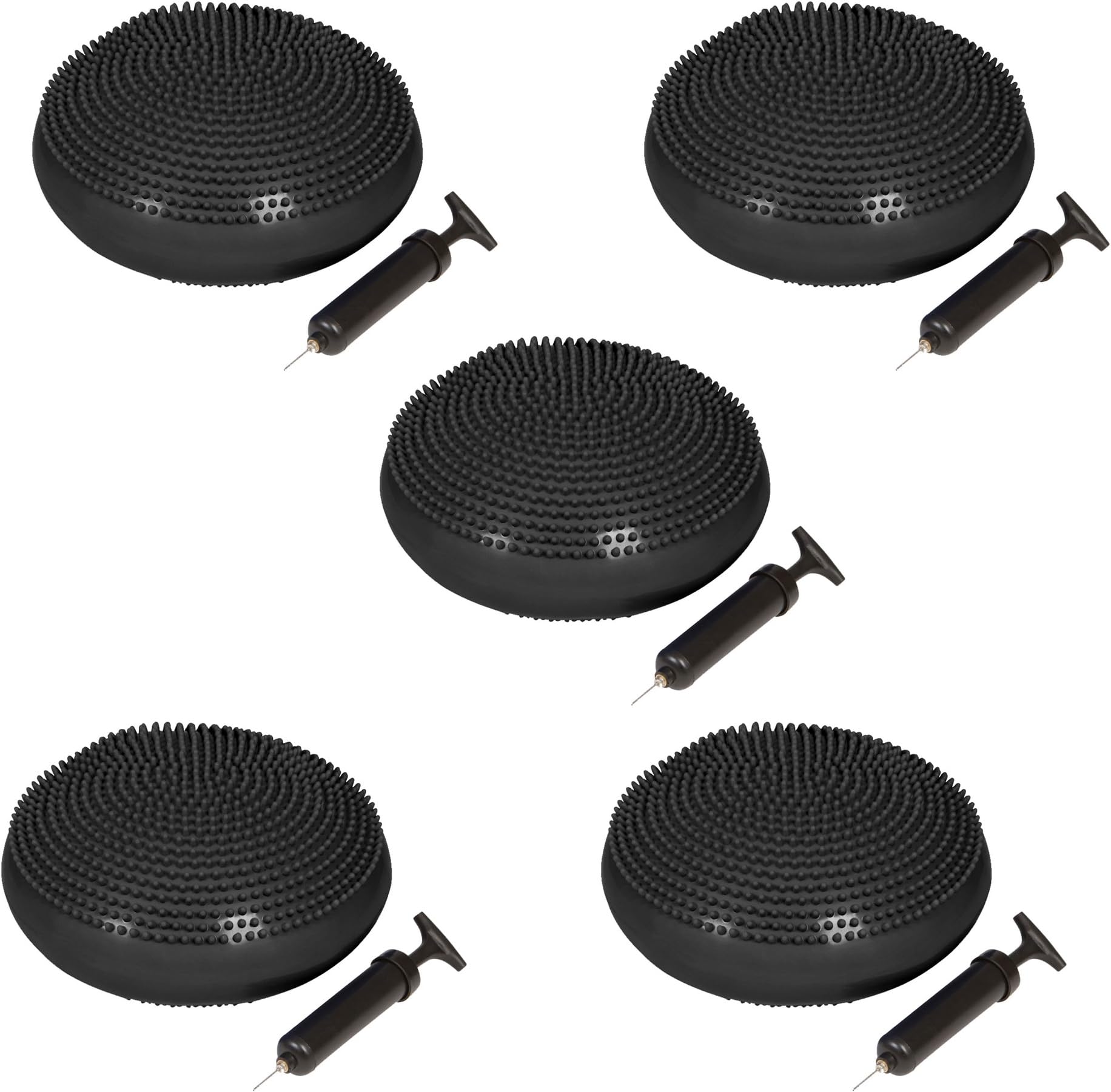 Trademark InnovationsPVC Fitness and Balance Disc - 13-Inch Diameter - Set of 5