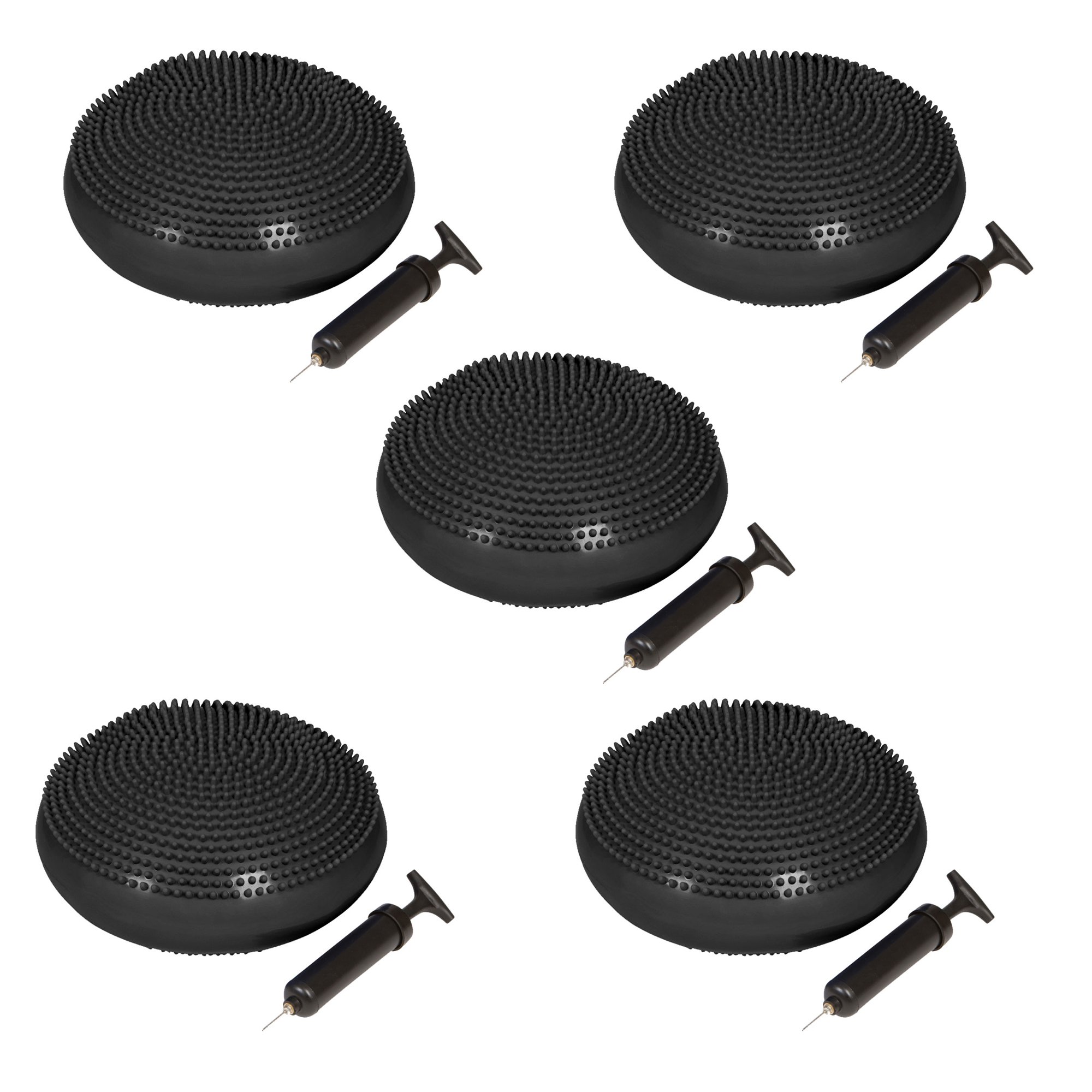 Trademark InnovationsPVC Fitness and Balance Disc - 13-Inch Diameter - Set of 5