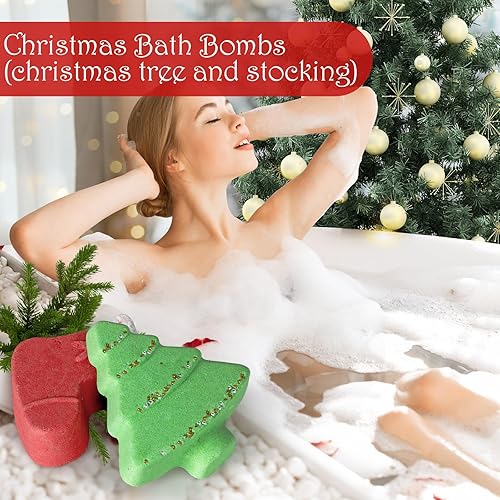 Vista 5 de Regalos de Navidad para mujeres, regalos de Navidad para mujeres, cesta de regalo única relajante para mujeres, ideas de regalo de Navidad