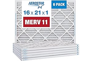 Aerostar 16x21x1 MERV 11 Pleated Air Filter: Breathe Clean Air, Live Healthier