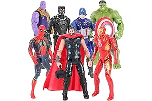 Marvel SuperHeroes Collectible Action Figure Playset – 7 Piece Set