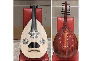 Professional Arabic Oud Musical Instrument Ud Aoud with Soft Padded Bag