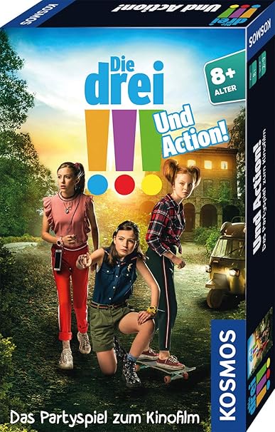 Wann Kommt Das Neue Hörspiel Von Den Drei Ausrufezeichen Raus KOSMOS Die drei !!! Und Action! Das Partyspiel zum Kinofilm, Wahrheit