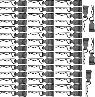 YijiaLink 50PCS Universal RC Car Body Shell Clips RC R-Type Pins with Pull Tabs Compatible with All 1/16 1/18 RC Vehicles Truck Buggy Shell Replacement Parts