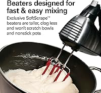 Vista 3 de Hamilton Beach Batidora de mano Softscrape