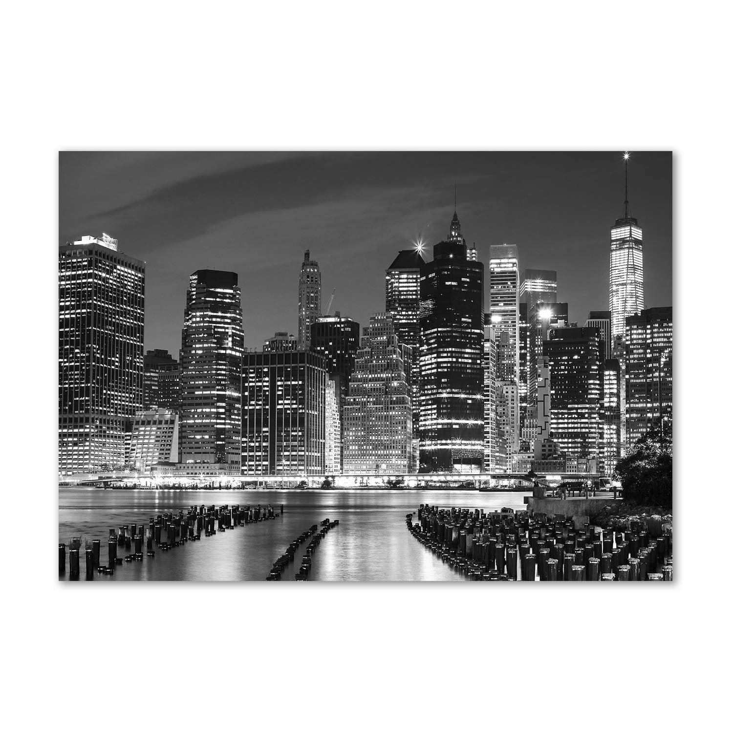 Art image verre plastique Manhattan de Noche pour décoration acrylique
