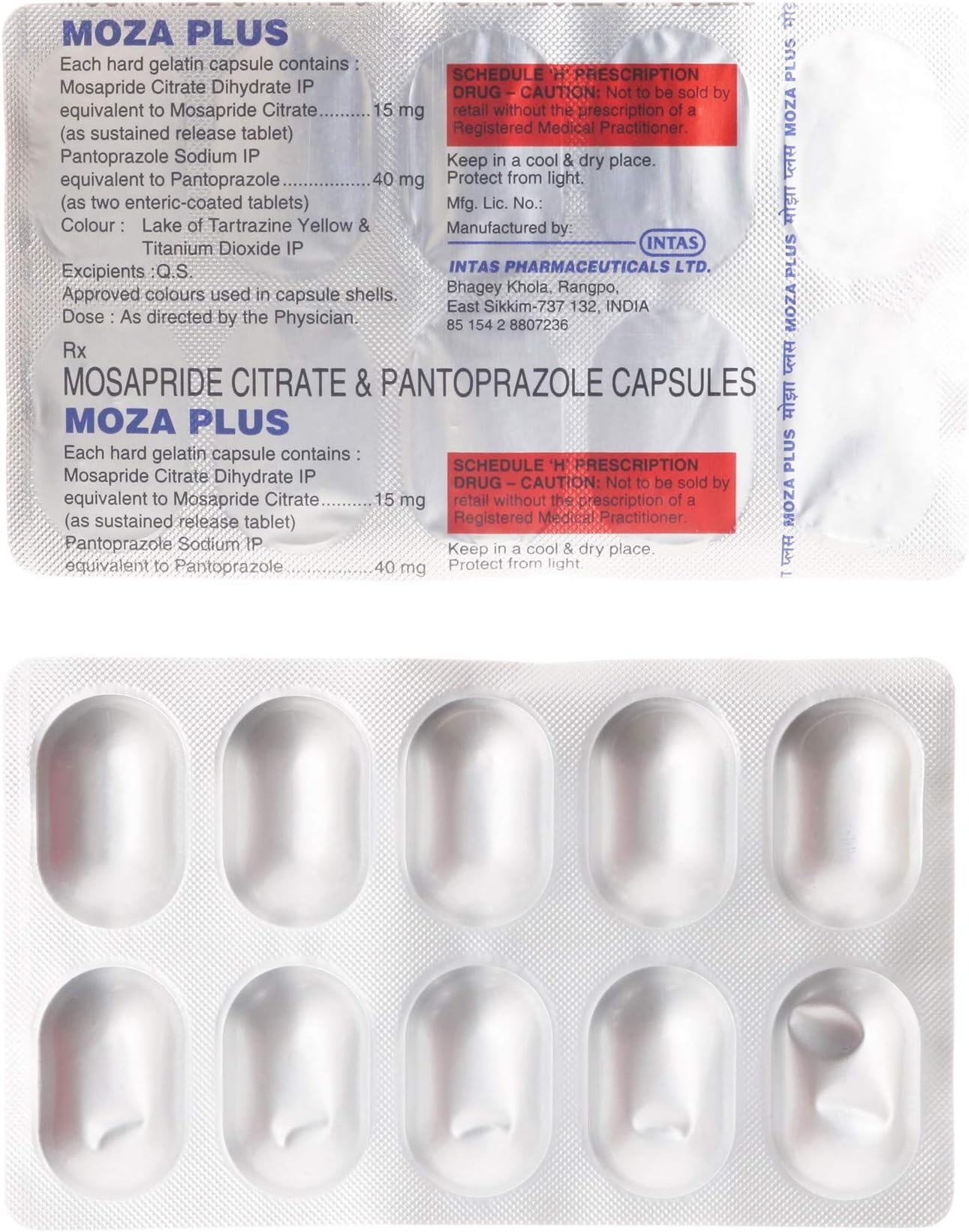 Moza Plus - Strip of 10 Capsules
