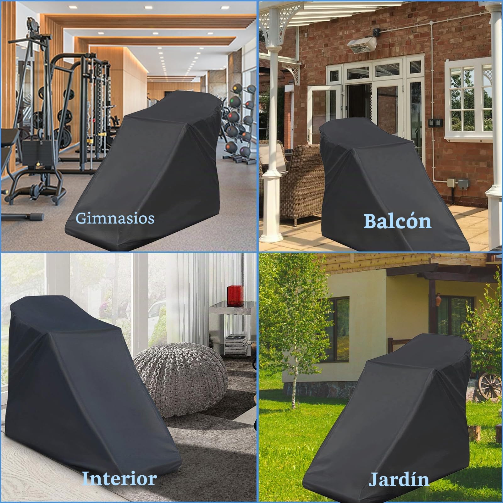 GAESHOW - Funda Protectora para Cinta de Correr (Tejido Oxford, Resistente al Agua, para Interior/Exterior, Cinta de Correr
