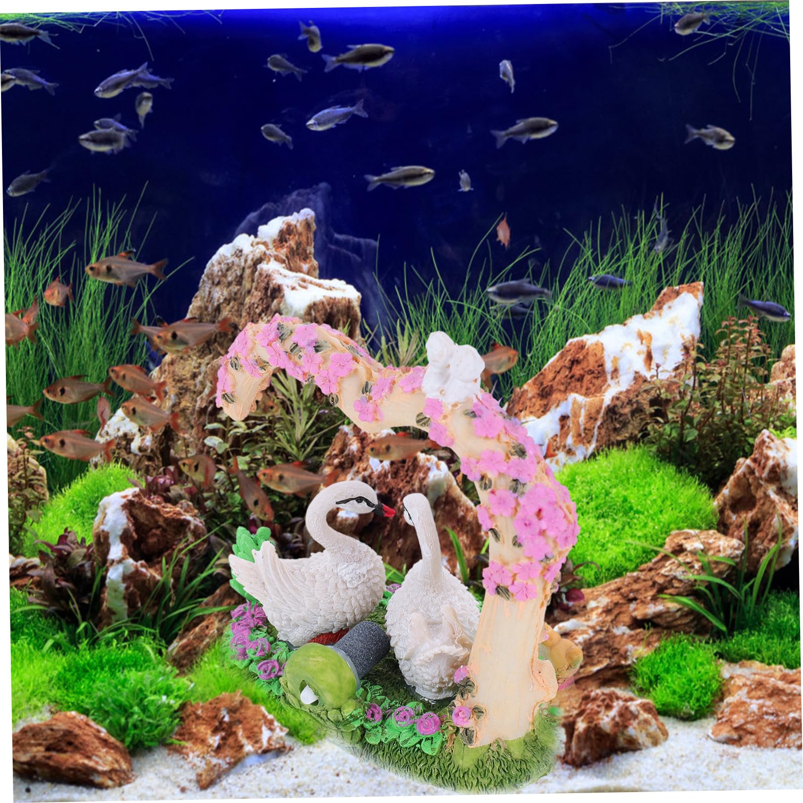 BESPORTBLE 2 Pezzi Decorazione per Resina Forma Delicato Vivido per Fish Tank e Casa Accessorio per Naturale