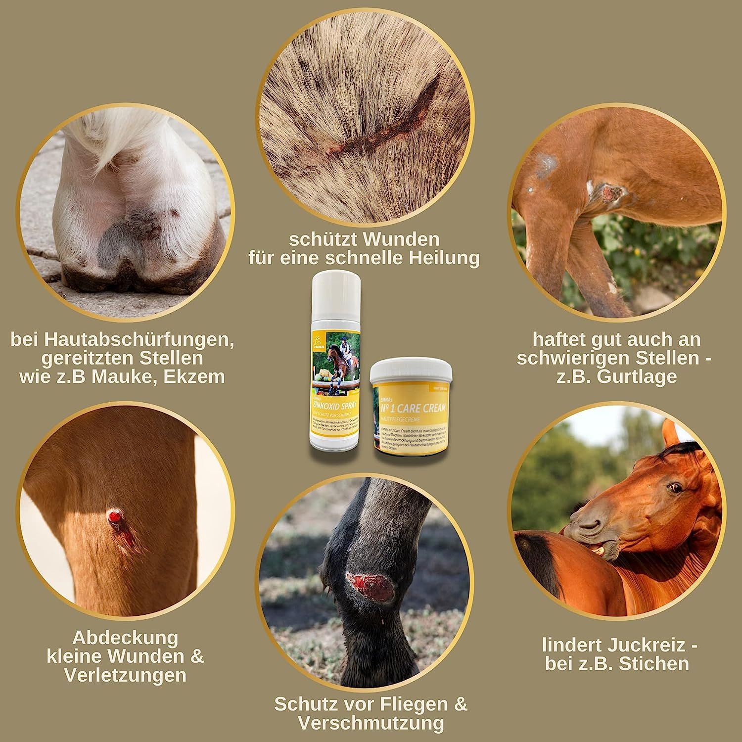 Spray argenté pour chien + spray zinc pour animaux + pommade au foie de morue I Spray pour protéger les plaies I Silver Spray cicatrisation des plaies I Zinc Spray spray I Pommade au zinc pour soins