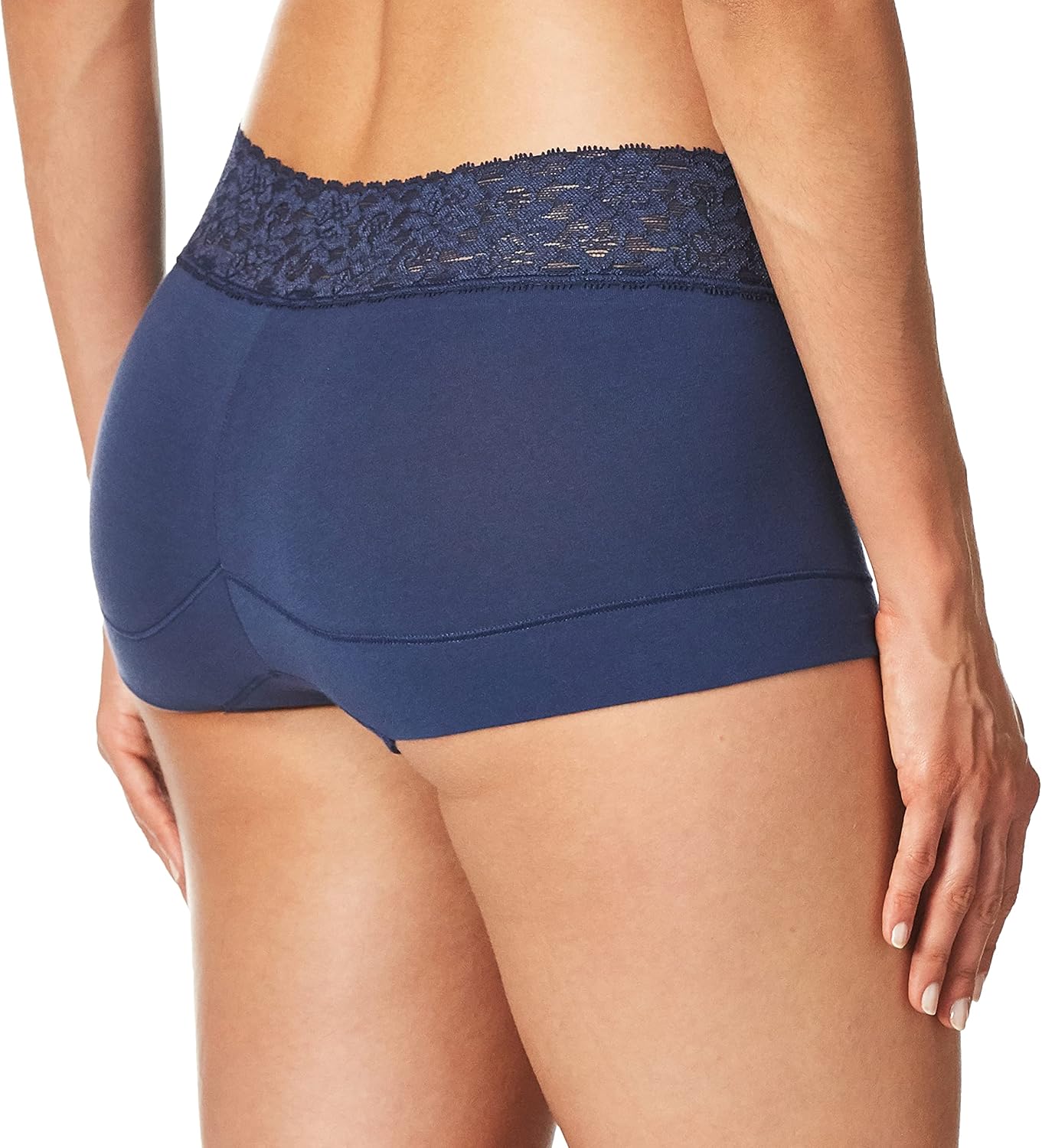 Maidenform womens Dream Cotton With Lace Boyshort - Image 4