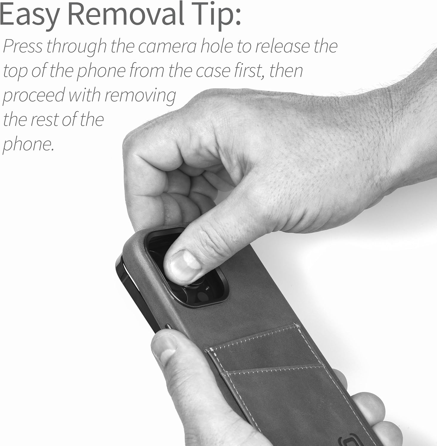 Dockem Faux Leather Case for iPhone 17 Pro Max Compatible with MagSafe, with Capacitive Camera Control Button (MSVL, Light Brown) - Image 6