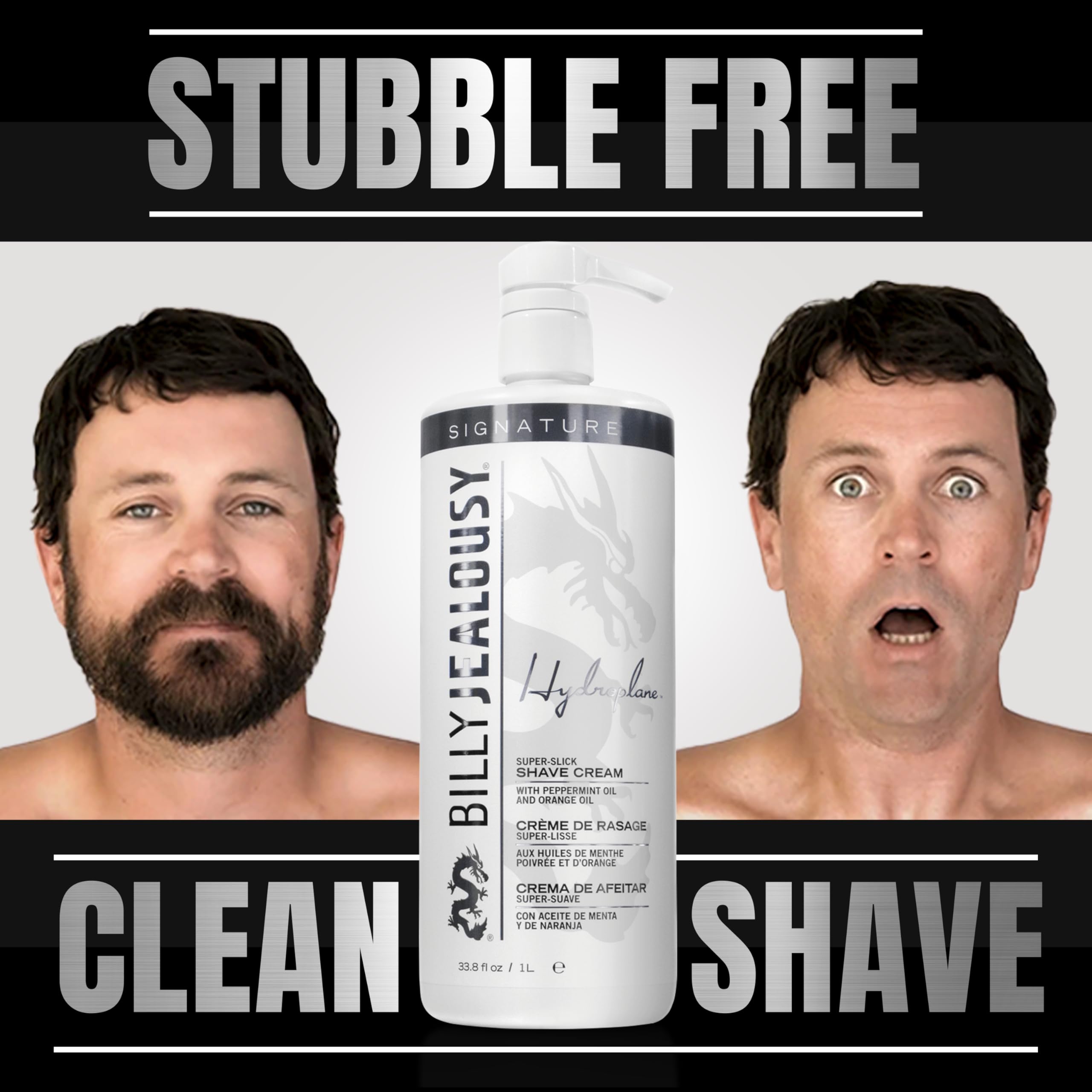 Billy Jealousy Hydroplane Foamless Super-Slick Mens Shave Cream