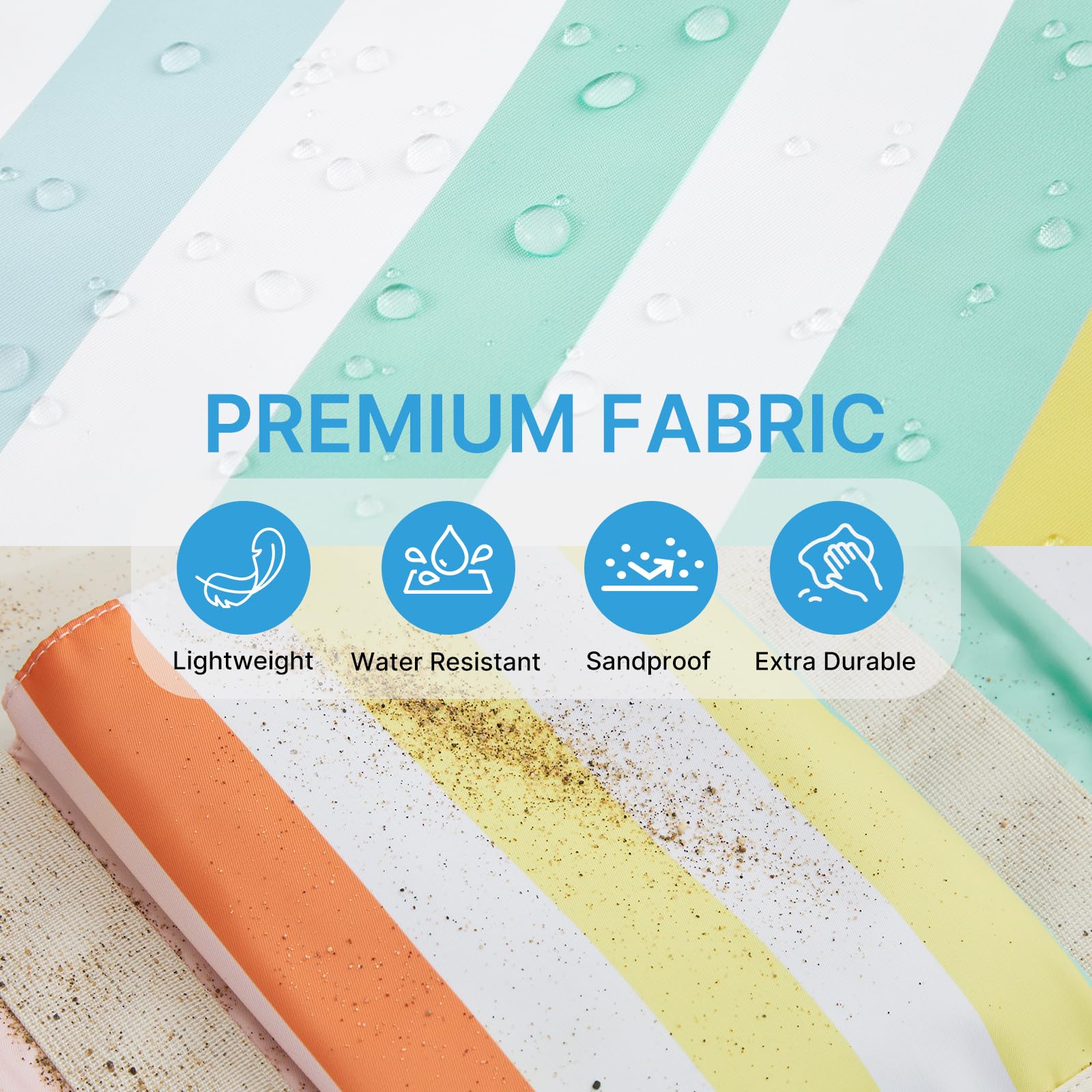 G4Free Sac de plage, sac de plage imperméable pour femme, compatible avec tasse Stanley, pliable pour les voyages en week-end | Compatible avec la tasse, grande capacité, anti-sable, pliable pour le week-end, les voyages, la natation