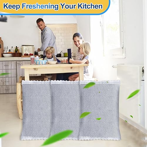 Miniatura 5 de KEEPOW Absorbedor de olores de carbón activado, desodorante de bote de basura, desodorante de cubo de pañales, repuesto de filtro de olor para