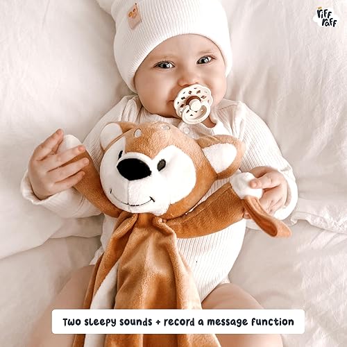 Miniatura 8 de Riff Raff Bear and Fawn - Chupete para dormir para recién nacidobebé a partir de 0 meses, máquina de sonido portátil de felpa de ruido blanco,