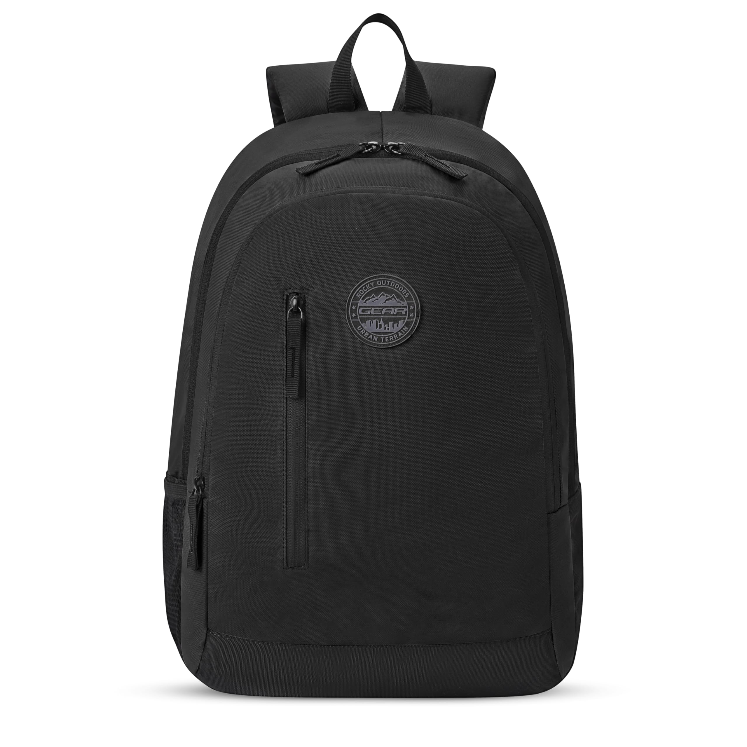 Eco 4 18"/19L Medium Water Resistant Daypack | Casual Backpack | Travel Backpack for Men/Women (Black - Black)-image-36