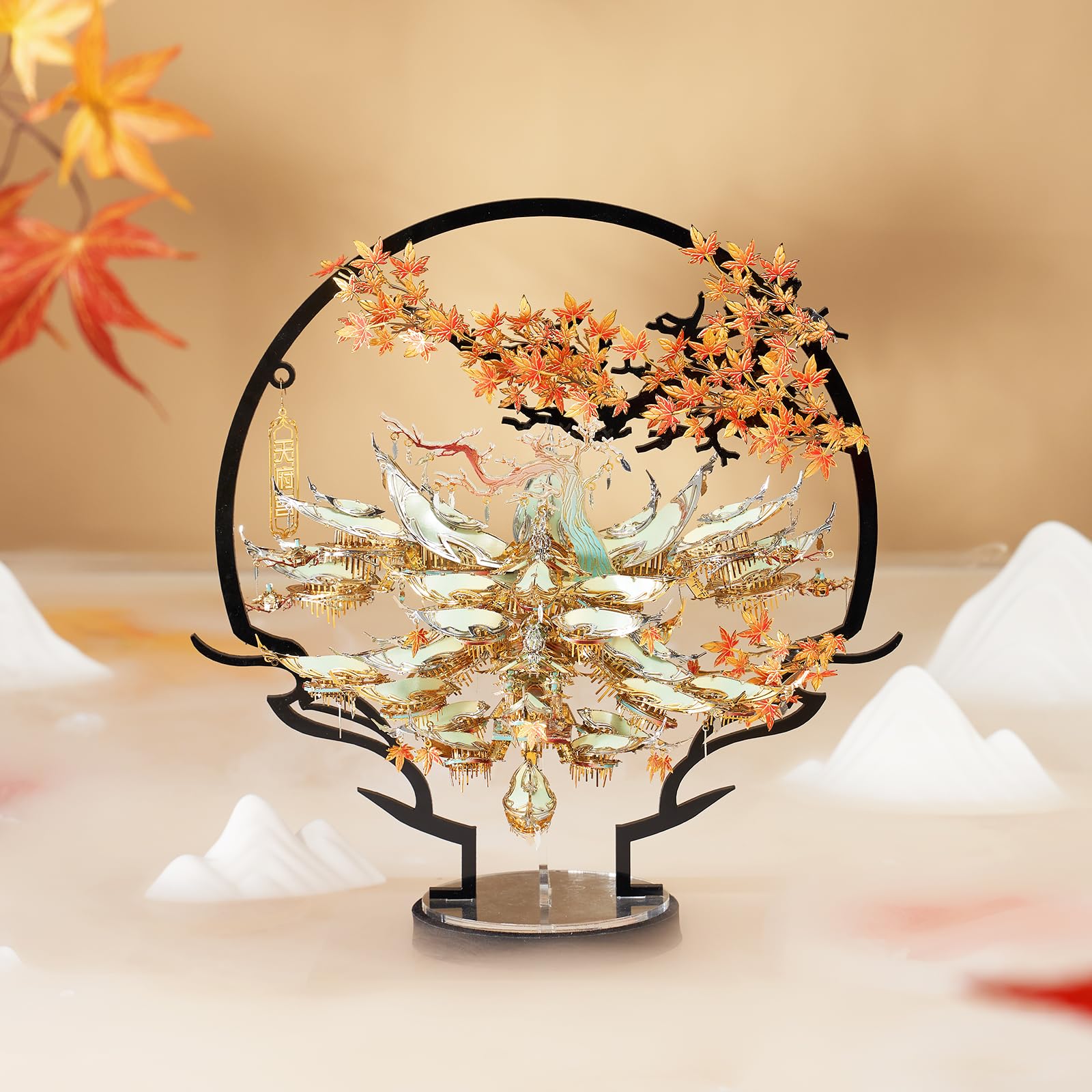 Amazon | Piececool 3Dパズル 大人用 - 天府宮殿 3Dメタルモデル