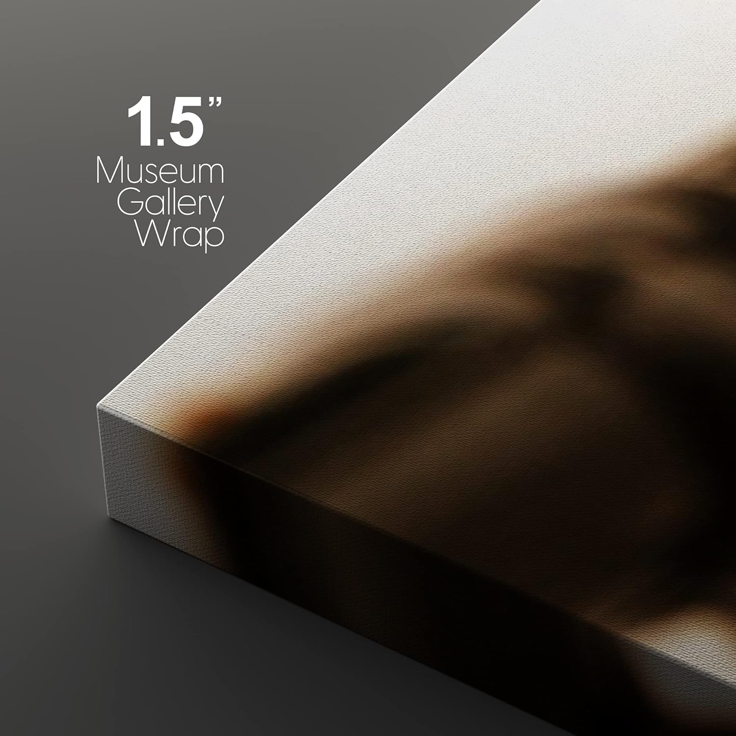 wall26 Canvas Print Wall Art Set Close Up View of Brown Fishing Rod Ocean Nature Photography Realism Nautical Scenic Colorful Beach Dark for Living Room, Bedroom, Office - 24"x36"x3 36" x 24" x 3 Panels Artwork - C264