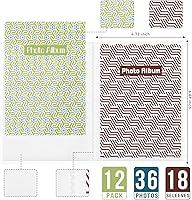 Vista 20 de Sinmoe 12 piezas Mini álbum de fotos 4x6 para 36 fotos, pequeño libro de fotos 4x6, libro de imágenes para graduación, boda, aniversarios