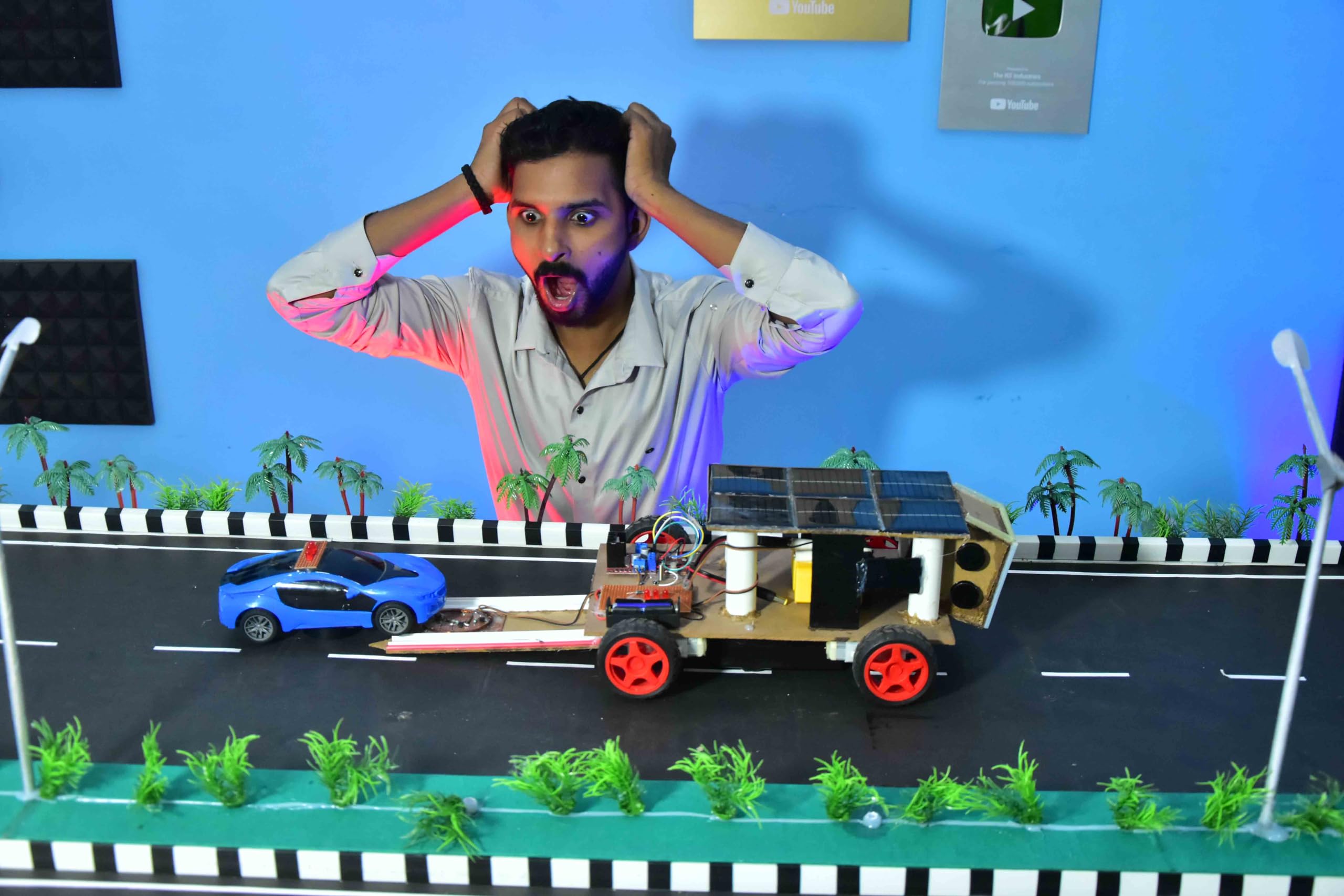 Solar Wireless Electric vehical/Inspire Award Project/Solar car/science project kit/Diy Project/Final year electrical project (B0D17P11S6) Amazon Price History, Amazon Price Tracker