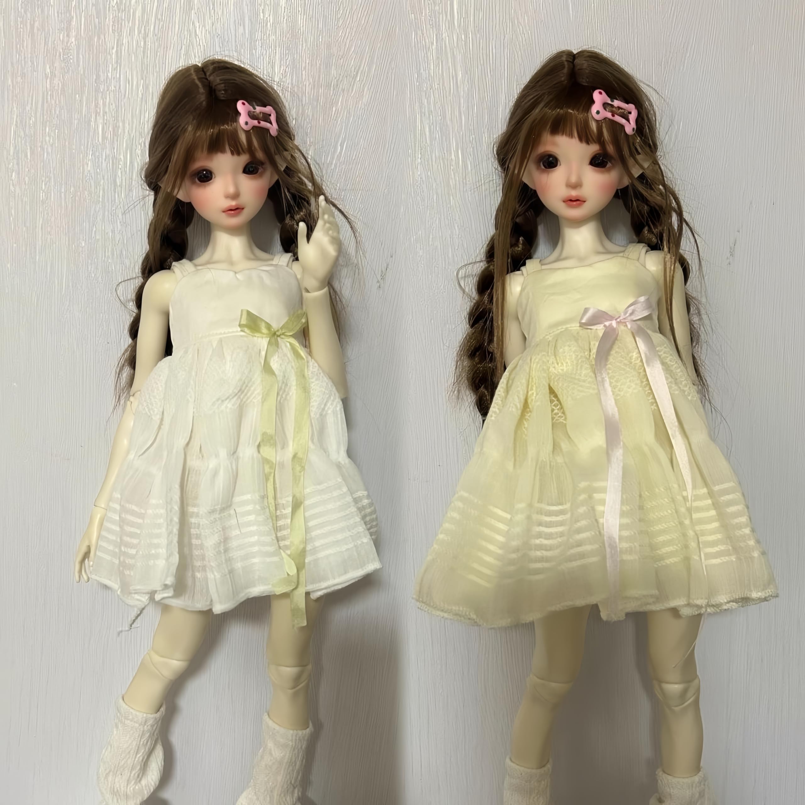 Set di vestiti per bambole BJD da 1/4 con giuntura sferica, fatti a mano, alla moda, adatti per bambole da 40,6 a 45,7 cm (18#)