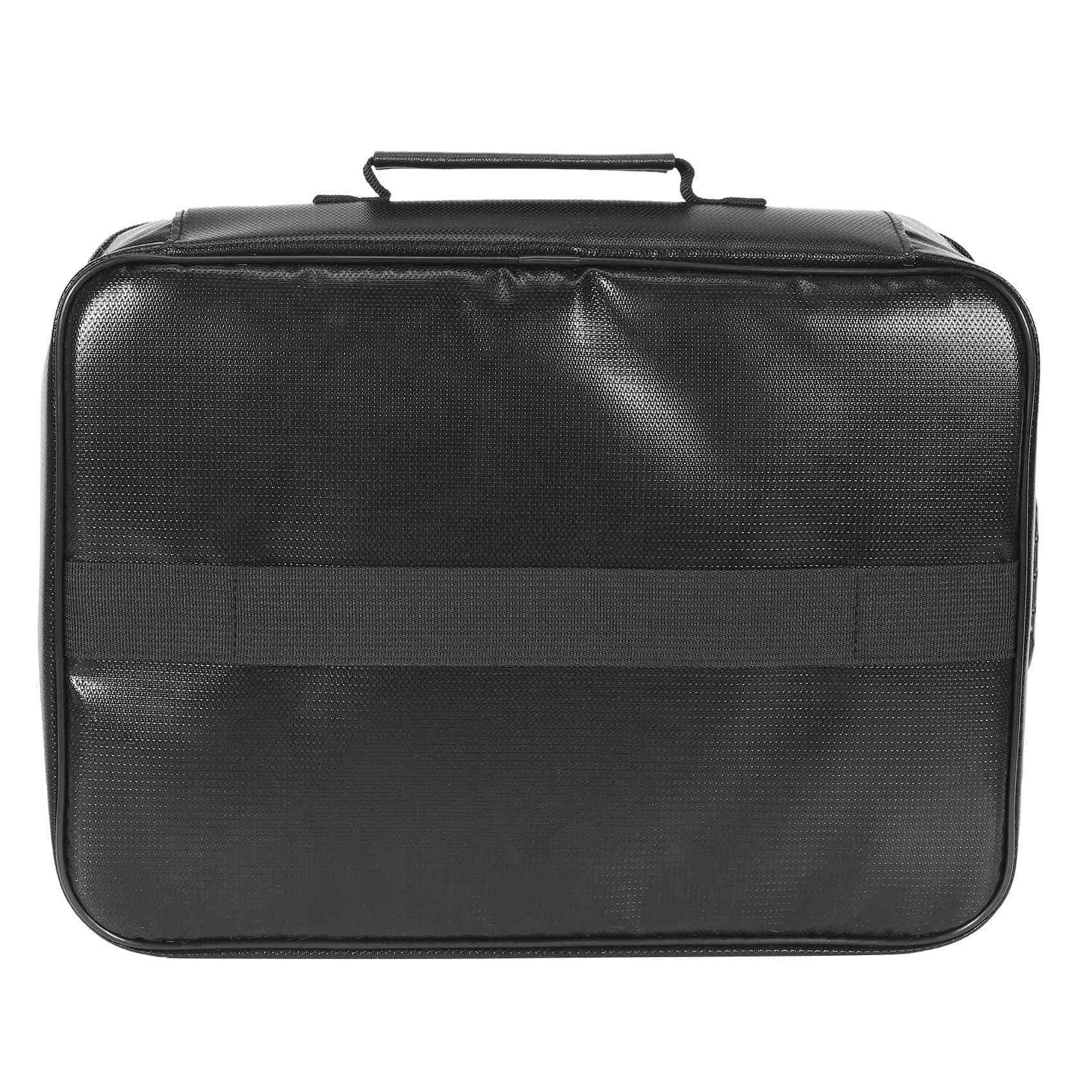 Boîte de rangement pour documents B avec serrure anti-vol noire - 8