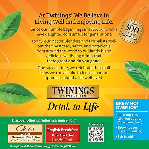 Vista 4 de Twinings - Té negro Irish Breakfast, cápsulas K-Cup para Keurig, 24 unidades (paquete de 1), sabor intenso, intenso y con cafeína, disfrútalo