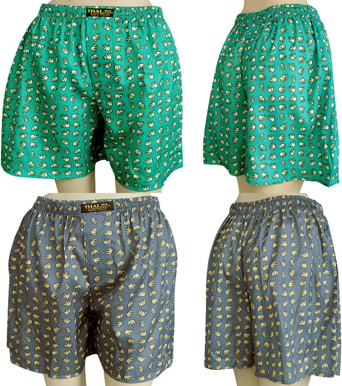 2 x Unisex'sSmall Elephants Design Size 32-35"