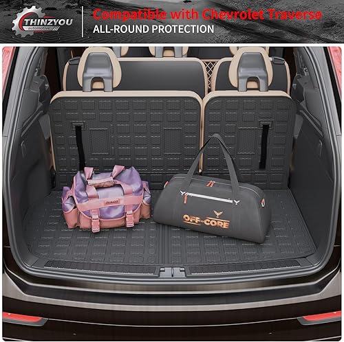 Vista 152 de Alfombrilla de carga compatible con Nissan Pathfinder 2022-2024 2025, forro de carga TPE para todo tipo de clima, accesorios Pathfinder 2023