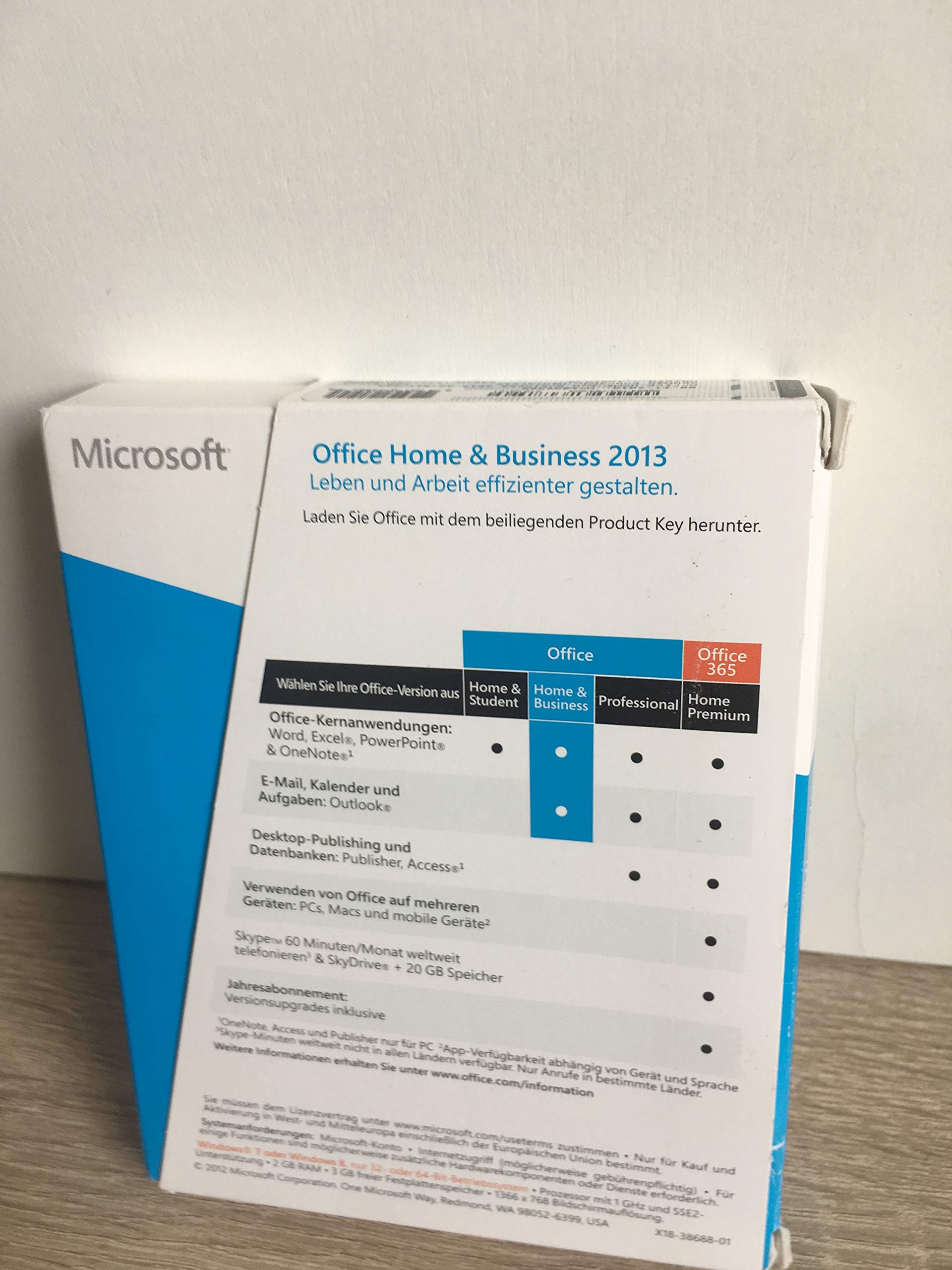 Microsoft Office Home and Business 2013 - Lizenz - 1 PC