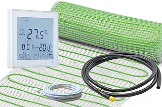 Komplett-Set elektrische Fußbodenheizung UltraPro 160 W/m² mit digitalem Thermostat RT-45 (5,0 m² - 0,5 m x 10 m)