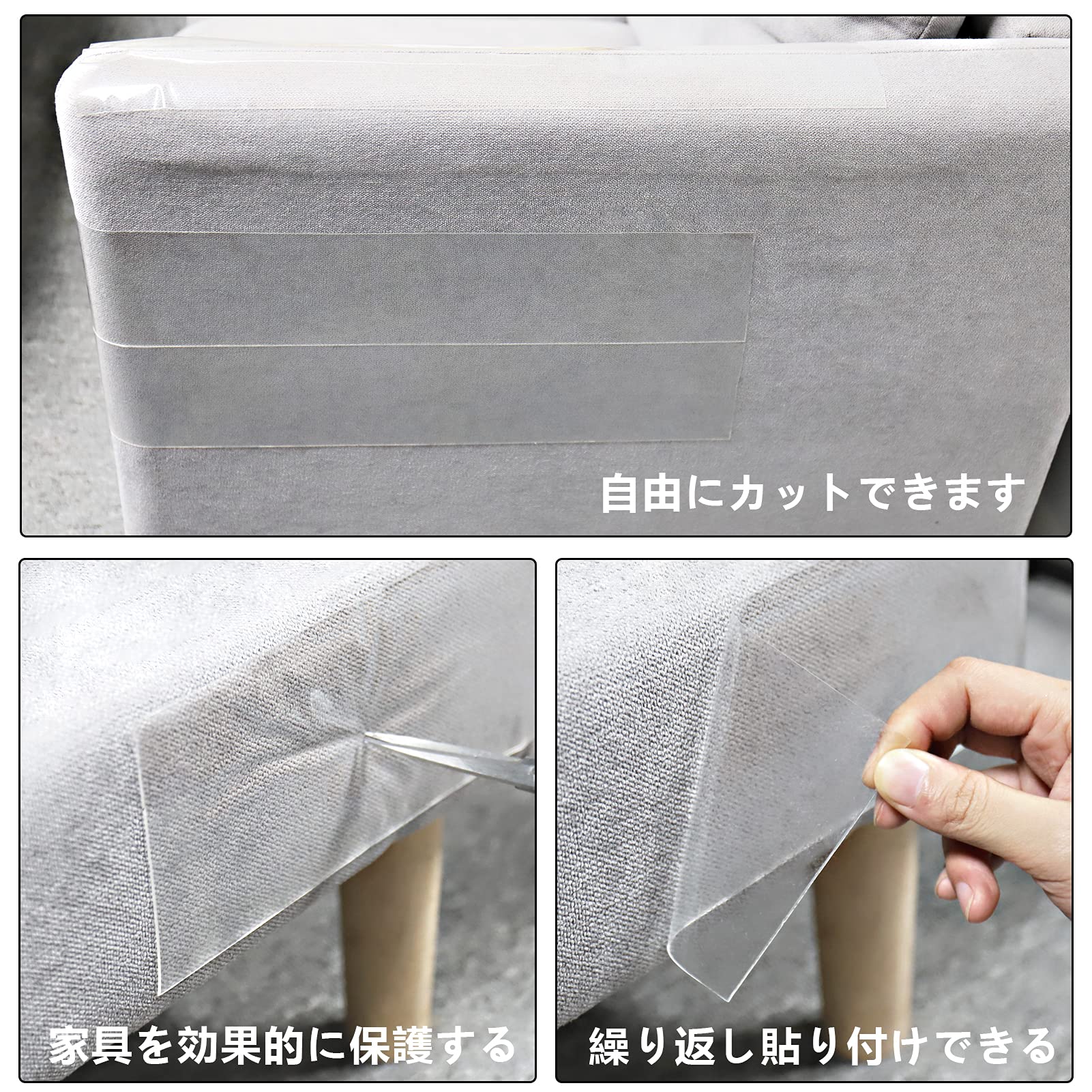 Cinta de afilado de uñas para gatos, hoja de prevención de afilado de uñas, para entrenamiento, 3.9 x 32.8 pies (10 x 10 m), masticar, garras, cinta protectora, arañazos, adhesiva, para mascotas