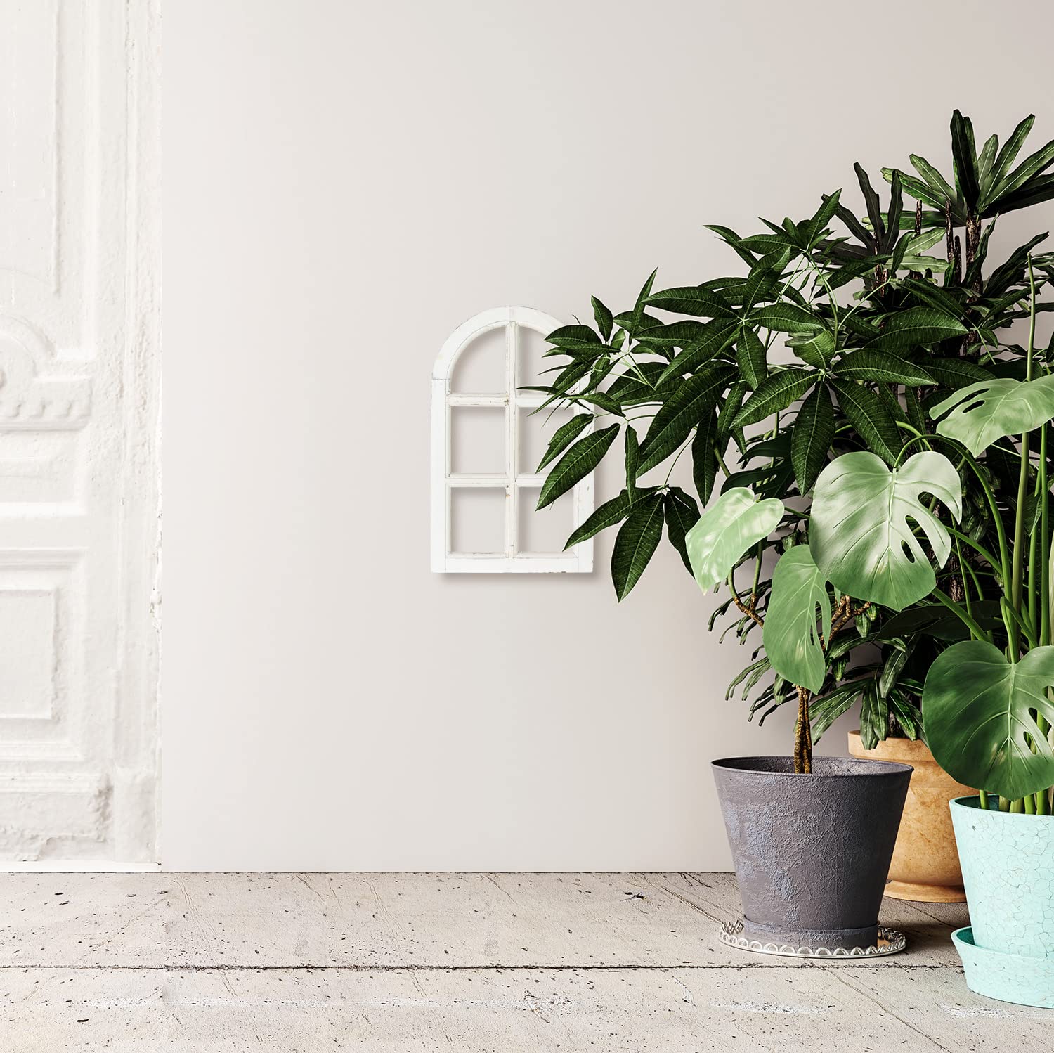 Adesivo Decorativo Graz Design Per Bagno - Motivo Floreale, Autoadesivo Per Porte E Pareti